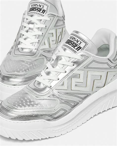 versace sneakers metallic|Versace sneakers outlet.